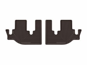Subaru Ascent Floor Mats - Rubber - Rear - WeatherTech - All-Weather - Cocoa - `19-`26