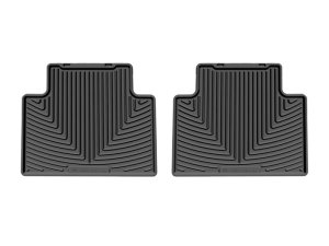 Kia Seltos Rubber Floor Mats - Rear - WeatherTech - All-Weather - Black - `21-`26 Kia Seltos Rubber Floor Mats - Rear - WeatherTech - All-Weather - Black - `21-`26