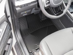 Kia Carnival Floor Mats - Front - WeatherTech - All-Weather - Black - `22-`26
