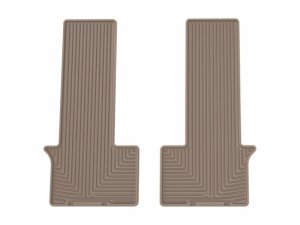 Kia Carnival Hybrid Floor Mats - Rear - WeatherTech - All-Weather - Tan - `25-`26 Kia Carnival Hybrid Floor Mats - Rear - WeatherTech - All-Weather - Tan - `25-`26