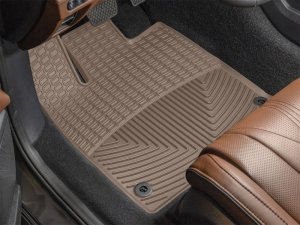 Acura MDX Floor Mats - Front - WeatherTech - All-Weather - Tan - `22-`26