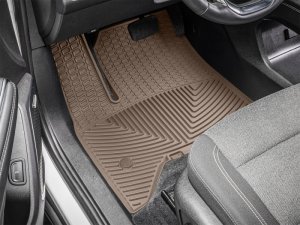 Buick Enclave Rubber Floor Mats - Front - WeatherTech - All-Weather - Black - `25-`26