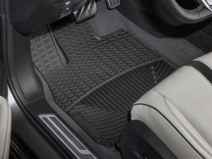 Acura RDX Rubber Floor Mats - Front - WeatherTech - All-Weather - Black - `19-`26