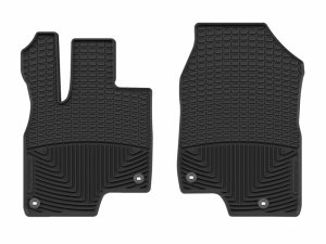Acura RDX Rubber Floor Mats - Front - WeatherTech - All-Weather - Black - `19-`26 Acura RDX Rubber Floor Mats - Front - WeatherTech - All-Weather - Black - `19-`26