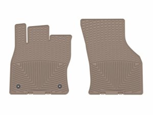Volkswagen Jetta Floor Mats - Rubber - Front - WeatherTech - All-Weather - Tan - `19-`25 Volkswagen Jetta Floor Mats - Rubber - Front - WeatherTech - All-Weather - Tan - `19-`25