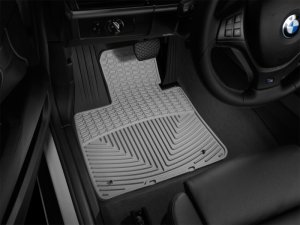 BMW X5 Rubber Floor Mats - Front - WeatherTech - All-Weather - Grey - `07-`13 BMW X5 Rubber Floor Mats - Front - WeatherTech - All-Weather - Grey - `07-`13