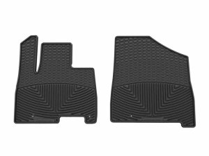 Kia Carnival Floor Mats - Front - WeatherTech - All-Weather Rubber - Black - `25-`26 Kia Carnival Floor Mats - Front - WeatherTech - All-Weather Rubber - Black - `25-`26