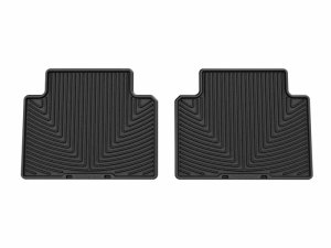 Hyundai Santa Fe Floor Mats - Rear - WeatherTech - All-Weather - Black - `24-`26 Hyundai Santa Fe Floor Mats - Rear - WeatherTech - All-Weather - Black - `24-`26