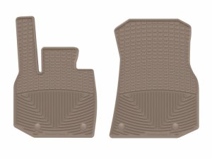 BMW X3 Rubber Floor Mats - Front - WeatherTech - All-Weather - Tan - `25-`26 BMW X3 Rubber Floor Mats - Front - WeatherTech - All-Weather - Tan - `25-`26