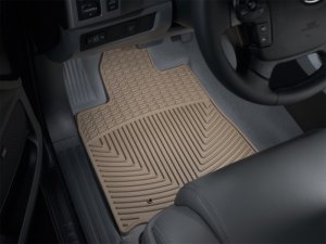 Toyota Sequoia Front Rubber Mats - WeatherTech - All-Weather - Tan - `08-`11
