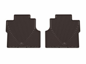 Lincoln Navigator Floor Mats - Rubber - Rear - WeatherTech - All-Weather - Cocoa - `25-`26 Lincoln Navigator Floor Mats - Rubber - Rear - WeatherTech - All-Weather - Cocoa - `25-`26