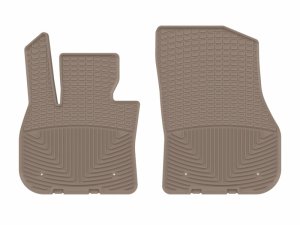 BMW X1 Floor Mats - Front - WeatherTech - All-Weather - Tan - `23-`26 BMW X1 Floor Mats - Front - WeatherTech - All-Weather - Tan - `23-`26