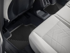 BMW X1 Floor Mats - Rubber - Rear - WeatherTech - All-Weather - Black - `16-`26