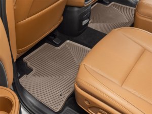Hyundai Palisade Rubber Mats - Rear - WeatherTech - All-Weather - Tan - 2026+