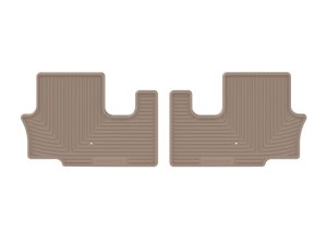 Hyundai Palisade Floor Mats - Rear - WeatherTech - All-Weather - Tan - 2026+ Hyundai Palisade Floor Mats - Rear - WeatherTech - All-Weather - Tan - 2026+