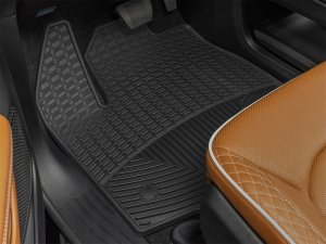 Chrysler Pacifica Floor Mats - Front - WeatherTech - All Weather - Black - `21-`26 Chrysler Pacifica Floor Mats - Front - WeatherTech - All Weather - Black - `21-`26