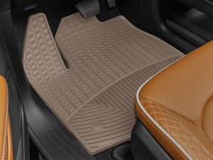 Chrysler Pacifica Hybrid Floor Mats - Front - WeatherTech - All-Weather - Tan - `21-`25 Chrysler Pacifica Hybrid Floor Mats - Front - WeatherTech - All-Weather - Tan - `21-`25