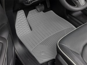 Chrysler Pacifica Floor Mats - Front - WeatherTech - All-Weather - Grey - `17-`27 Chrysler Pacifica Floor Mats - Front - WeatherTech - All-Weather - Grey - `17-`27