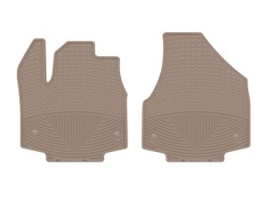 Chrysler Pacifica Floor Mats - Front - WeatherTech - All-Weather - Tan - `17-`27 Chrysler Pacifica Floor Mats - Front - WeatherTech - All-Weather - Tan - `17-`27