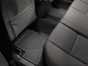 Mercedes-Benz C-Class Rubber Mats - Rear - WeatherTech - All-Weather - Black - `08-`11