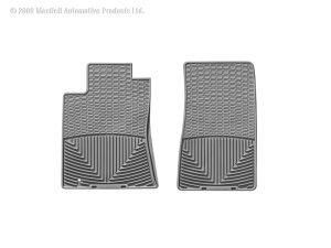 Cadillac CTS Rubber Floor Mats - Front - WeatherTech - All-Weather - Grey - `08-`10