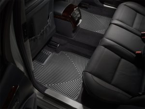 Mercedes-Benz S-Class Floor Mats - Rear - WeatherTech - Rubber - Black - `07-`13
