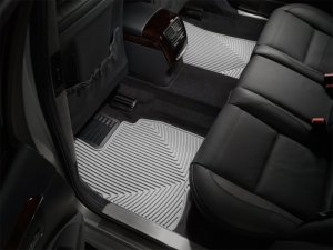 Mercedes-Benz S-Class Floor Mats - Rear - WeatherTech - All-Weather - Grey - `07-`13