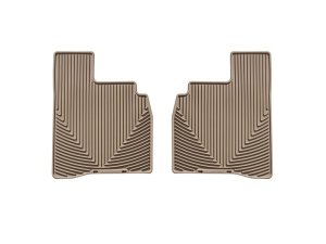 Mercedes-Benz S-Class Rear Rubber Mats - WeatherTech - All-Weather - Tan - `07-`13 Mercedes-Benz S-Class Rear Rubber Mats - WeatherTech - All-Weather - Tan - `07-`13