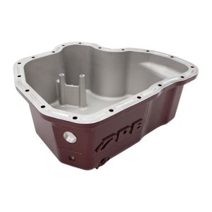 GMC Sierra 3500HD Oil Pan - Wehrli - High Capacity, Cast Aluminum - Kiwi Green - `11-`16