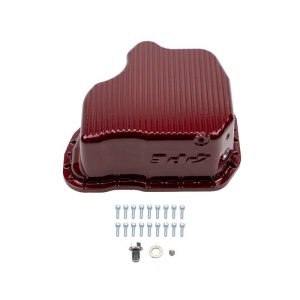 GMC Duramax Oil Pan - Wehrli - High Capacity, WCFab X PPE, Aluminum - WCFab Red - `11-`16