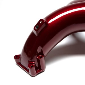 Ford Power Stroke Y-Bridge Kit - Wehrli - High Flow w/ Turbo Inlet - Candy Red - `20-`26
