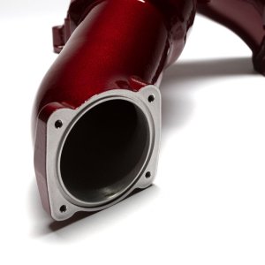 Ford Power Stroke Y-Bridge Kit - Wehrli - High Flow w/ Turbo Inlet - Candy Red - `20-`26
