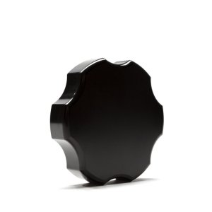 Ford Super Duty Power Steering Reservoir Cap - Wehrli - Billet Black Anodized - Black - `17-`26