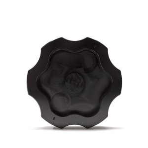 Ford Super Duty Power Steering Reservoir Cap - Wehrli - Billet Black Anodized - Black - `17-`26