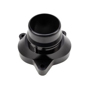 Ford F650 Thermostat Housing Kit - Wehrli - Billet Aluminum - Black Anodized - `11-`25