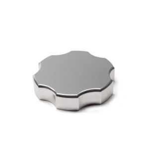 Ford Super Duty Power Steering Reservoir Cap - Wehrli - Billet - Clear Anodized - `17-`26