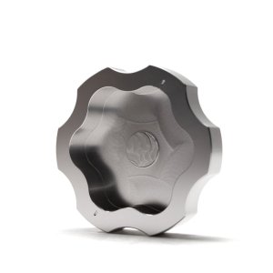 Ford Super Duty Power Steering Reservoir Cap - Wehrli - Billet - Clear Anodized - `17-`26