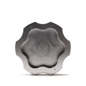 Ford Super Duty Power Steering Reservoir Cap - Wehrli - Billet - Clear Anodized - `17-`26