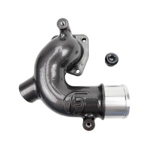 Ram Cummins Thermostat Housing Kit - Wehrli - WCFab X Fleece - Gloss Black - `19-`24 Ram Cummins Thermostat Housing Kit - Wehrli - WCFab X Fleece - Gloss Black - `19-`24