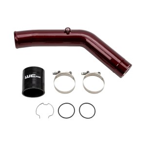 Ford Super Duty Intercooler Pipe - Driver Side - Wehrli - High Output Hot Side 3in - WCFab Red - `23-`25
