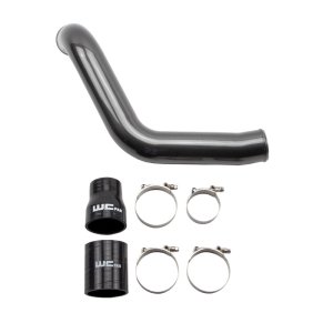 Chevrolet Duramax Intercooler Pipe - Passenger Side - Wehrli - 3in High Flow - Bengal Red - `04-`10