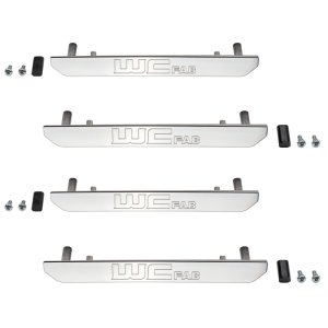 GMC Sierra Marker Light Delete Kit - Wehrli - Billet w/ Logo - Raw Aluminum - `20-`25 GMC Sierra Marker Light Delete Kit - Wehrli - Billet w/ Logo - Raw Aluminum - `20-`25