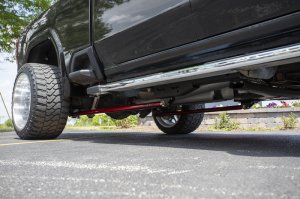 Chevrolet Silverado HD Suspension Traction Bar Kit - Wehrli - 60 in. RockJock Johnny Joints - WCFab Grey - `20-`25