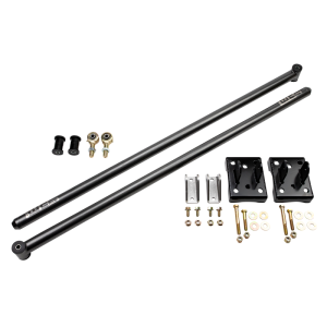 GMC GM HD Traction Bar Kit - Wehrli - 68in. - Flat Black - `20-`25