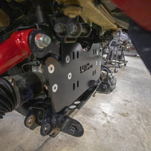 Honda Talon Winch Mount Plate Kit - Front - Wehrli - `19-`27 Honda Talon Winch Mount Plate Kit - Front - Wehrli - `19-`27