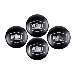 Honda Talon Billet Hub Cap Kit - Wehrli - Black Anodized - `19-`27 Honda Talon Billet Hub Cap Kit - Wehrli - Black Anodized - `19-`27