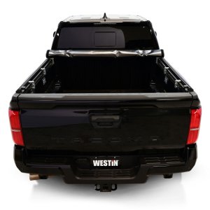 Toyota Tacoma Soft Roll-Up Tonneau Cover - Westin - Black - `24-`27