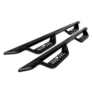 Toyota Tundra Nerf Step Bars - Side - Westin - Outlaw Drop - Textured Black - `22-`27