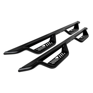 Toyota Tundra Nerf Step Bars - Side - Westin - Outlaw Drop - Textured Black - `22-`27