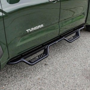 Toyota Tundra Nerf Bars - Westin - Outlaw Drop - Textured Black - `22-`27